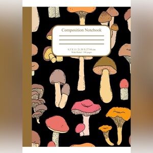 Mushroom Journal/Notebook, New